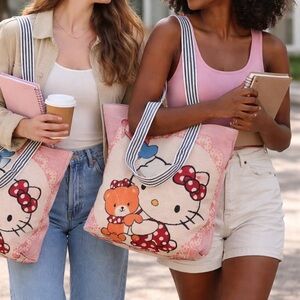 Hello Kitty Pink Tote Bag NWOT